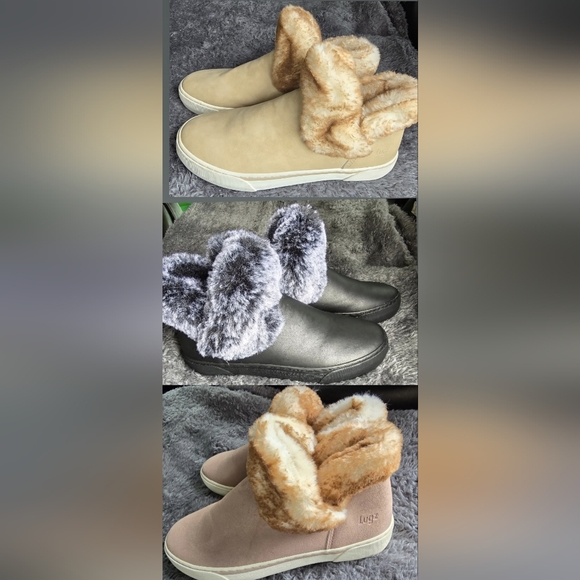 Beautiful, Ladies Faux Fur Trim LUGZ / Brand New/3 Colors Available. Size 8.5 - Picture 1 of 11